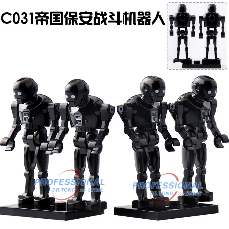 4PCS/LOT C031 Building Blocks Starwras Rogue One Combat Robot Doath