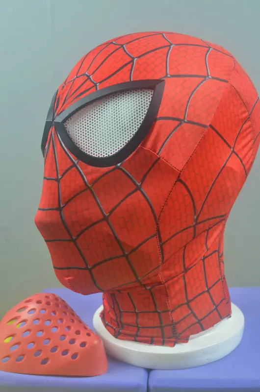 Высокое качество косплей человек паук Faceshell с Spiderman маска Хэллоуин человек паук костюм реквизит