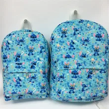 Мультфильм Лило маленький рюкзак холст студенческий подростковый рюкзак для девочек школьная сумка для мальчиков Родитель Ребенок сумка для отдыха компьютер рюкзак 1" 15"