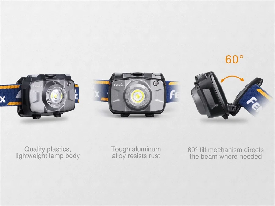 NEW Fenix HL30 Cree XP-G3 White LED& Nichia Red LEDs High-performance Outdoor Hiking 2AA headlamp