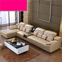Высокое качество Европейский гостиной кожаный диван o1209