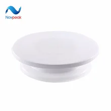 Торты делая поворотные столы Противоскользящие Пластиковые Вращающиеся украшения платформы стенд для выкладывания выпечки поворотные столы