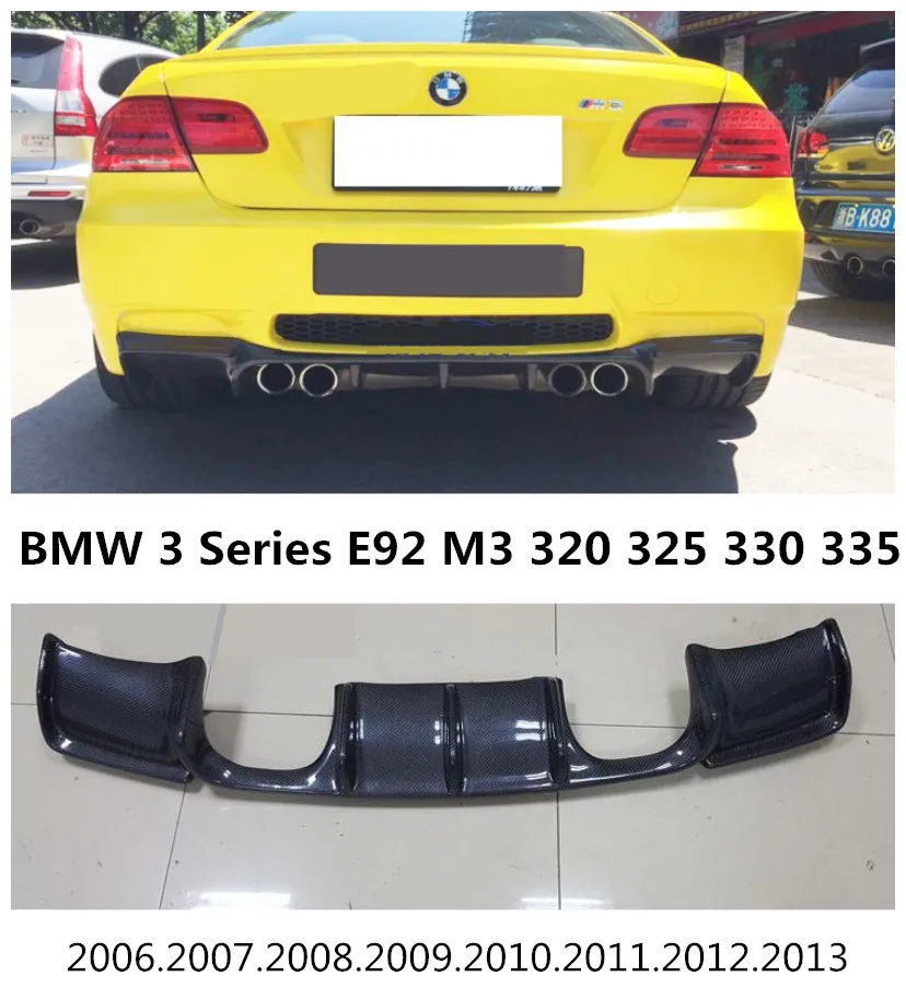 Задний спойлер для BMW 3 серии E92 M3 320 325 330 335-2006 из углеродного волокна