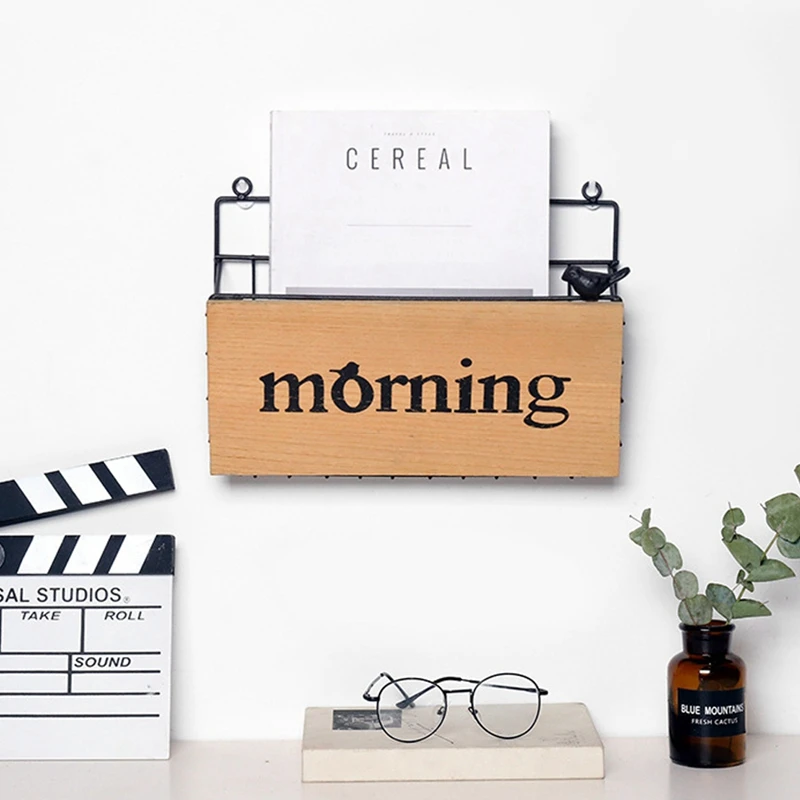 الشمال بسيطة جدار شنقا الحديد صحيفة تخزين الرف الإبداعية الطيور الكتب مجلة أصحاب زينة الأزياء