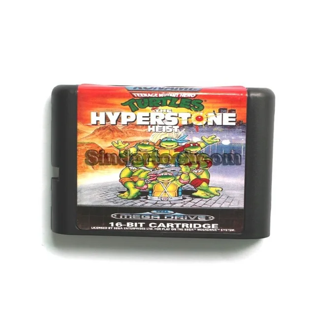 

Turtles The Hyper Stone Heist 16 Bit Game Card For Sega Mega Drive & Sega Genesis