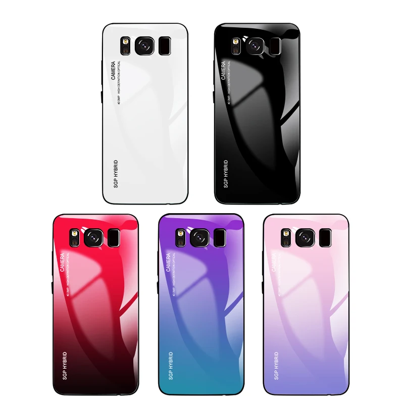 

Glass Case for Samsung Galaxy S10 Plus Tempered Glass Cases on the for Samsung s10 e s10plus s 10e 10s Protective shell cover