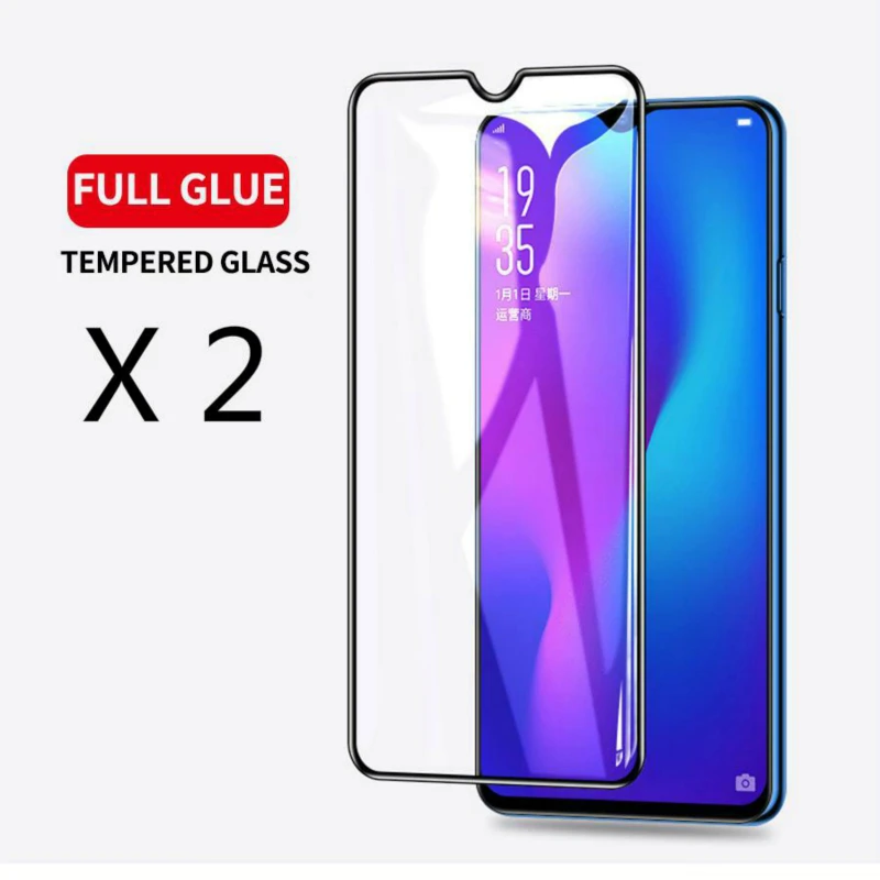 2 шт. для Samsung Galaxy A50 протектор экрана закаленного стекла A20 A30 A40 A70 M10 Защитная