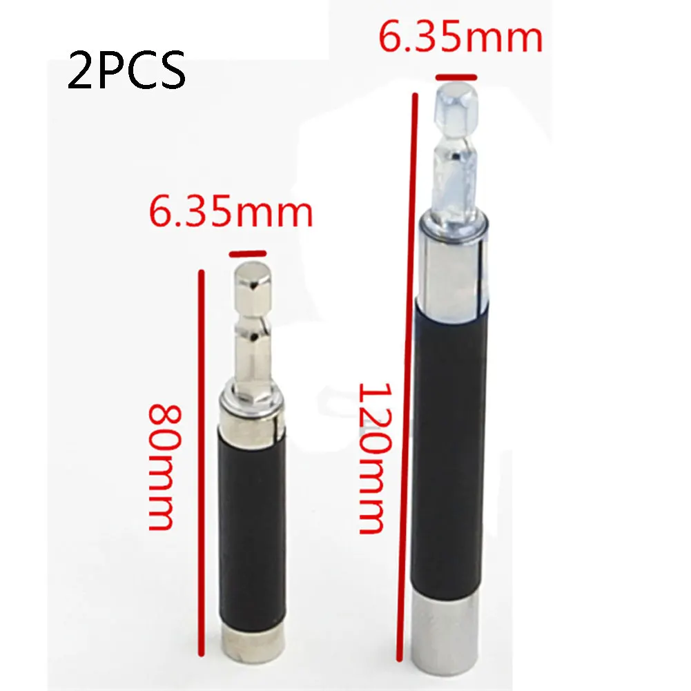 

80/120/140mm Extension Hex Screw Socket Drill Bit Holder Adapter Magnetic Impact Driver Drill Bit Quick Release Bit Holder