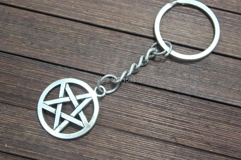 silver Pentagram keychain Friendship Gift Christmas steampunk gift | Украшения и аксессуары