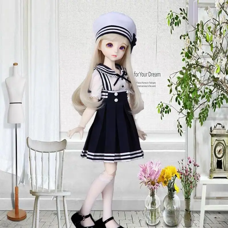 

BJD doll Lace hem dress clothes suitable for 1/3 doll 1/4 dolls 1/6 dolls