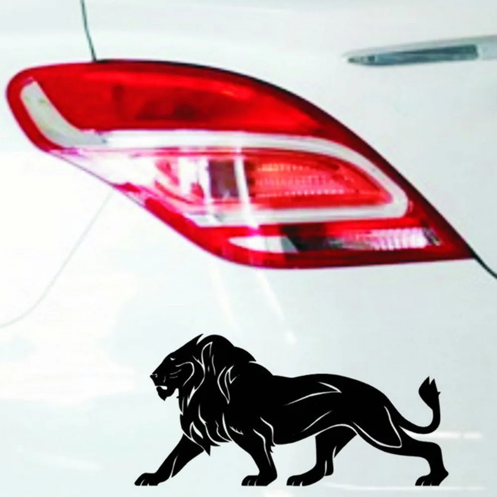 

2019 new 1PC PET Removable Lion Car Body Decal Car Stickers Motorcycle Decorations automoviles y accesorios cool stickers on car