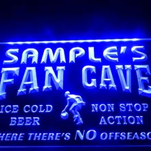 DZ064-для персонализированного названия баскетбольная ниша для вентилятора Мужская комната Бар Пиво светодиодный неоновый свет знак