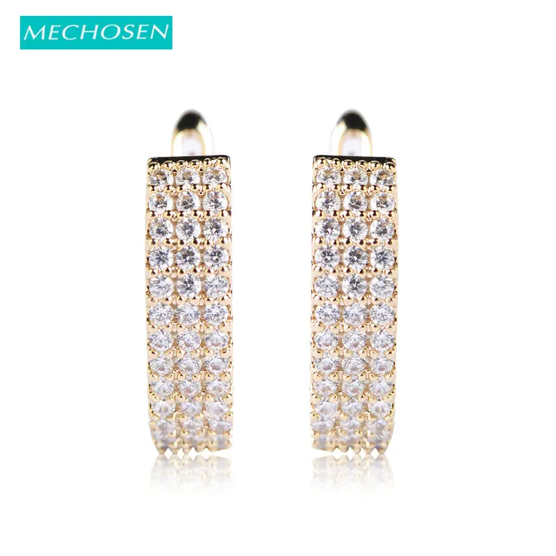 Серьги с кристаллами бриллиантовой огранки (1 пара)|cubic zirconia stud earrings|stud earringsstud earrings