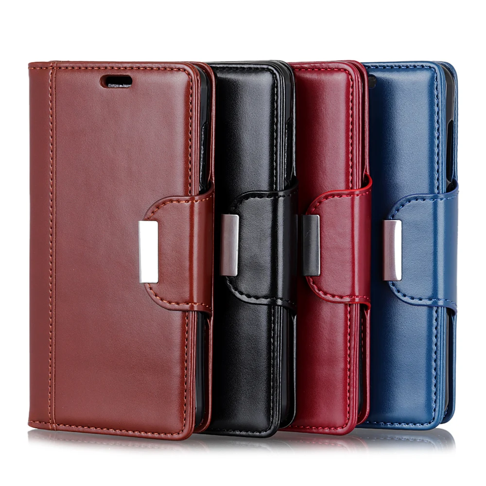 Высокое качество чехол для iPhone XS Max XR X кожаный PU телефона откидная подставка