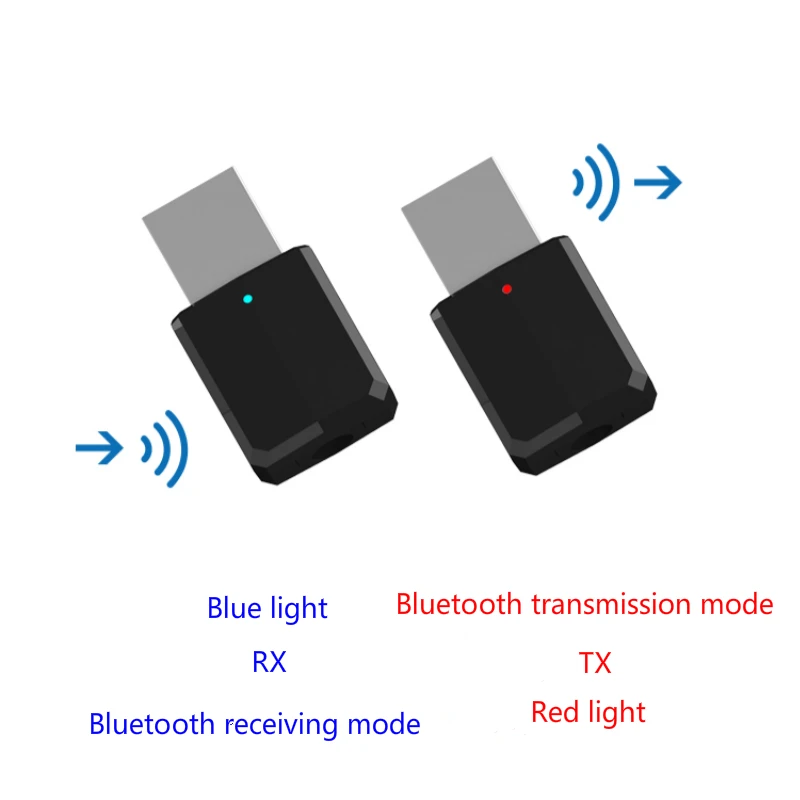 Bluetooth 5,0 приемник Мини 3,5 мм AUX Bluetooth аудио передатчик беспроводной автомобильный Bluetooth адаптер для динамика ТВ ПК