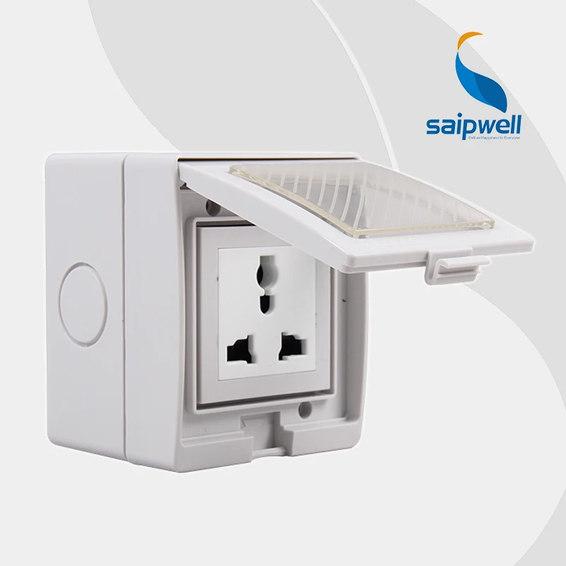 

High Quality Outdoor Power Socket /Surface Mount Waterproof Socket (SPL-U)