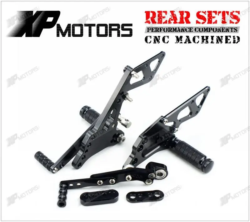 

New Arrived Black CNC Billet Foot Pegs Racing Rearset Rear Sets For Suzuki GSX-R1000 2009 2010 2011 2012 2013 2014
