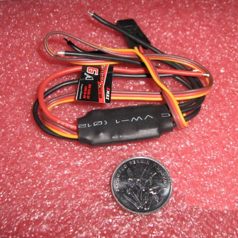 EMAX Simon 6A 1-2S Lipo Cells бесщеточный ESC электронный контроллер скорости w 0.8A/5V BEC для