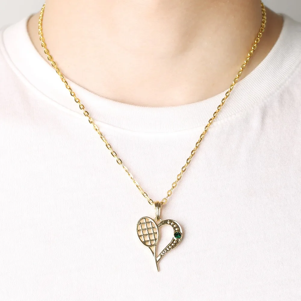 Fashion Gold Color Lovers' Heart Pendants Necklaces For Women Link