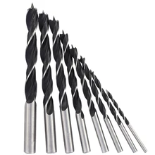 8pcs/set 3-10mm Brad Point Wood Drill Bit High-carbon Steel Wood Drill Bit Set Three Point Woodworking Drill 3 4 5 6 7 8 9 10mm