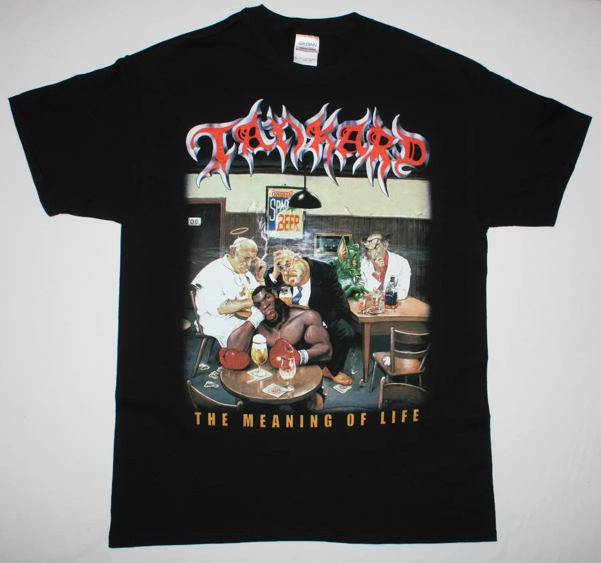 TANKARD значение жизни черная футболка THRASH METAL ASSASSIN EXUMER SODOMFashion Футболка мужская |