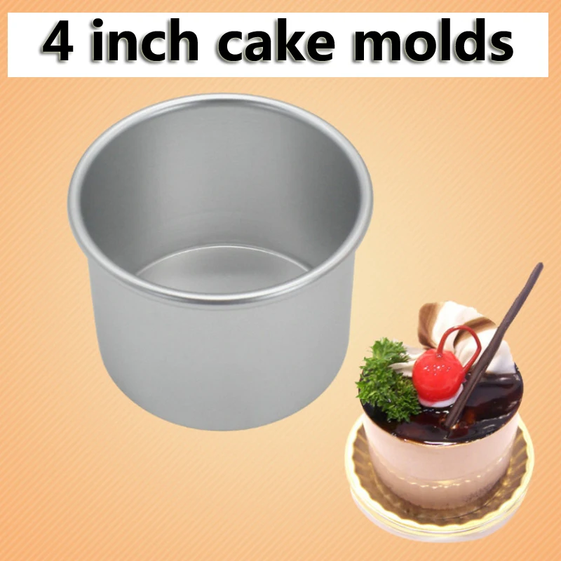 4inch cake molds 4 inch cylindrical drop bottom cake molds food grade aluminum alloy cylinder