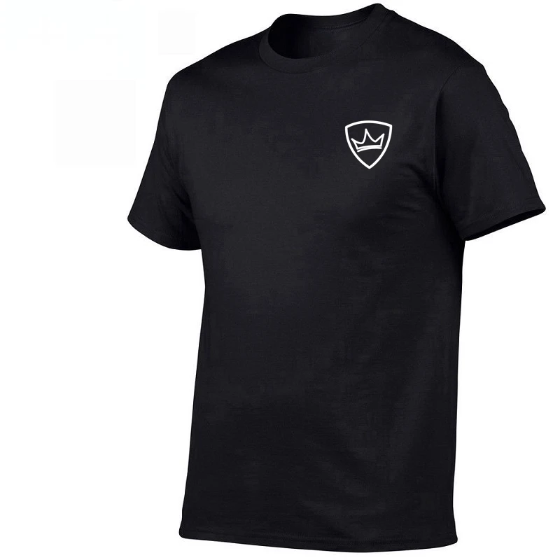 2019 новый бренд Мужская хлопковая футболка с принтом Ультрамодный Мужская футболка Личность Мужская футболка