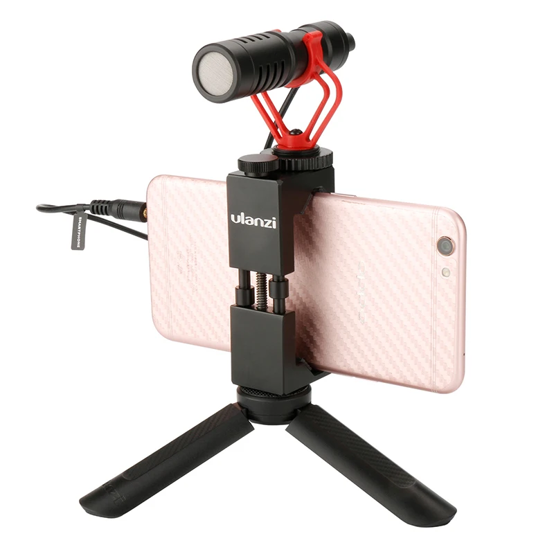 Портативный мини штатив Ulanzi для телефона с шаровой головкой 1/4 камеры iPhone Moza DJI OSMO