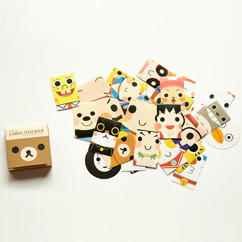 

cute Cartoon Emotionalhealing Memo pad Stickers Posted It Kawaii Planner Scrapbooking Stationery Sticker Escolar School Supplies