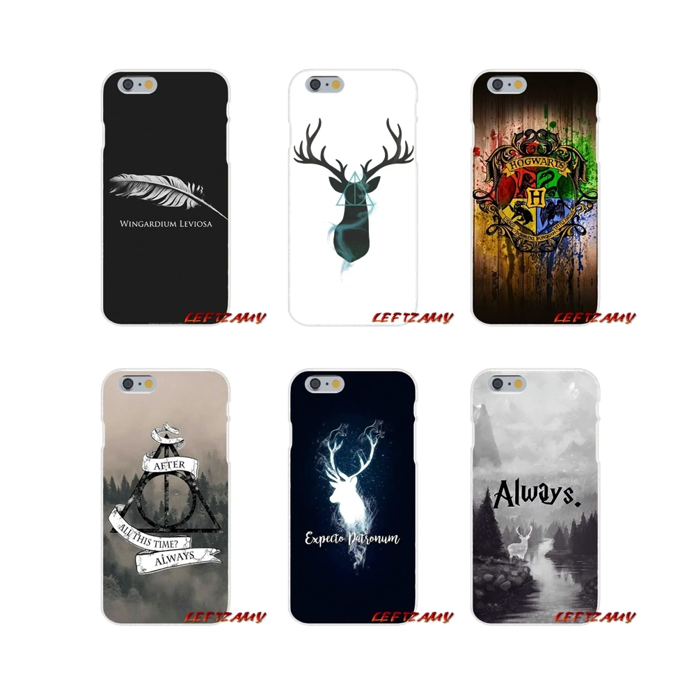 

For Samsung Galaxy S3 S4 S5 MINI S6 S7 edge S8 S9 Plus Note 2 3 4 5 8 Transparent TPU Shell Covers This Time Always Harry potter