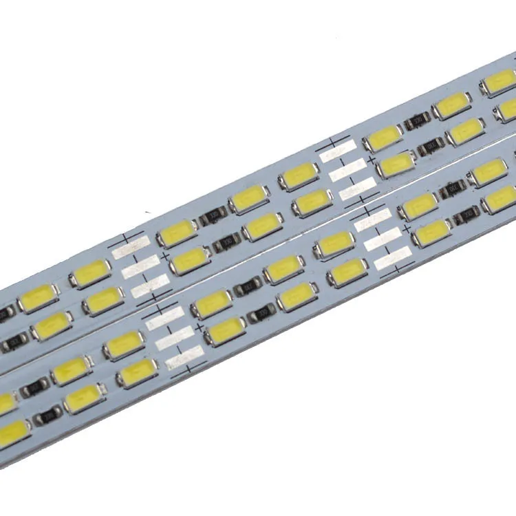 50 шт./лот LED двойная линия Жесткий Газа Бар Light 12 В свет бар 168 шт. LED/M 5630/5730 бар ювелирных встречную полосу жесткий свет