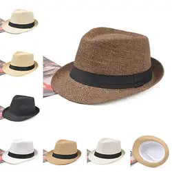 Новые женские Модные Корейская версия шляпа любителей пляжа солнце шляпа Британский Для женщин защиты от солнца Джаз Шляпа сезон