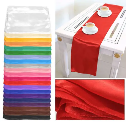 Satin-Table-Runner-275CM-X-30CM-Wedding-Decoration-Supply-Remember-to-advise-COLOR-U-NEED-in