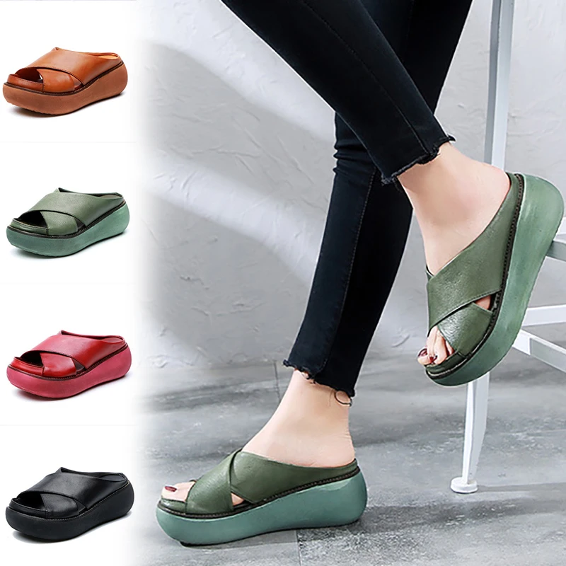 

Women Shoes fashion slippers for summer light height increase shoes casual sandals beach shoes DD192
