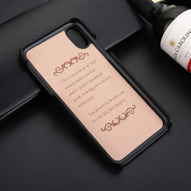 For iPhone X XR XS Genuine Leather Case Cover Back Casing for iPhone 10 10S XS Max Case Luxury SophiaLong Phone Bags Capa Fundas iphone 8 cardholder cases