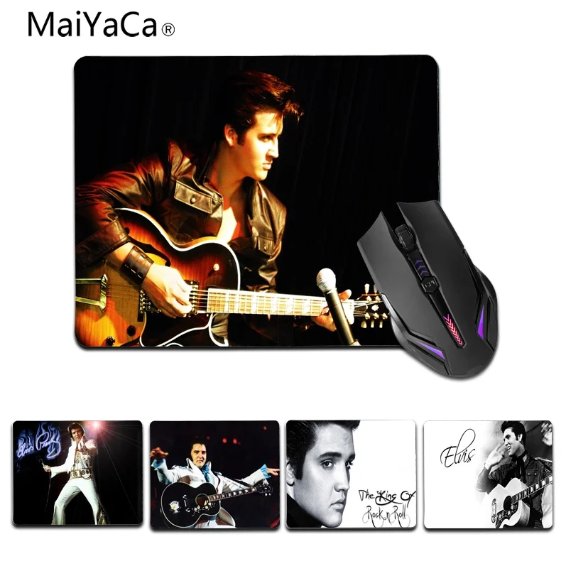 

MaiYaCa Beautiful Anime Elvis Presley Beautiful Anime Mouse Mat Size for 180x220x2mm and 250x290x2mm Small Mousepad