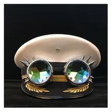 16 Stlye стимпанк армейская шляпа Германия полицейский Козырек Кепка Кортикальные армейские кепки полицейская Кепка Косплей Хэллоуин Размер S M L XL XXL