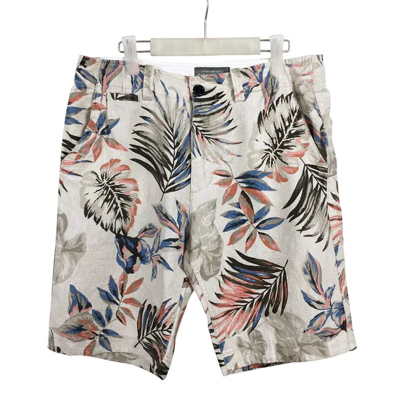 Летние пляжные шорты мужские модные трусы-боксеры с принтом Гавайских мужчин s бордшорты повседневные Drawstring быстросохнущие мужские шорты KZ929