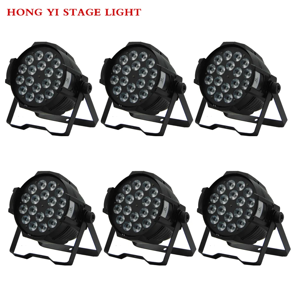 

6pcs/lot Auto Sound Active DMX512 Master-slave 8 Channels LED Stage Light LED Par DJ Equipments Led Stage Par Light Lmap