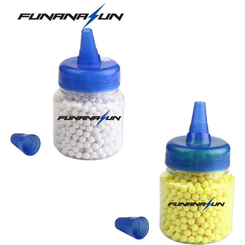 1000pcs/pack Shooting Airsoft Gun Plastic BB Bullet Balls Pellets