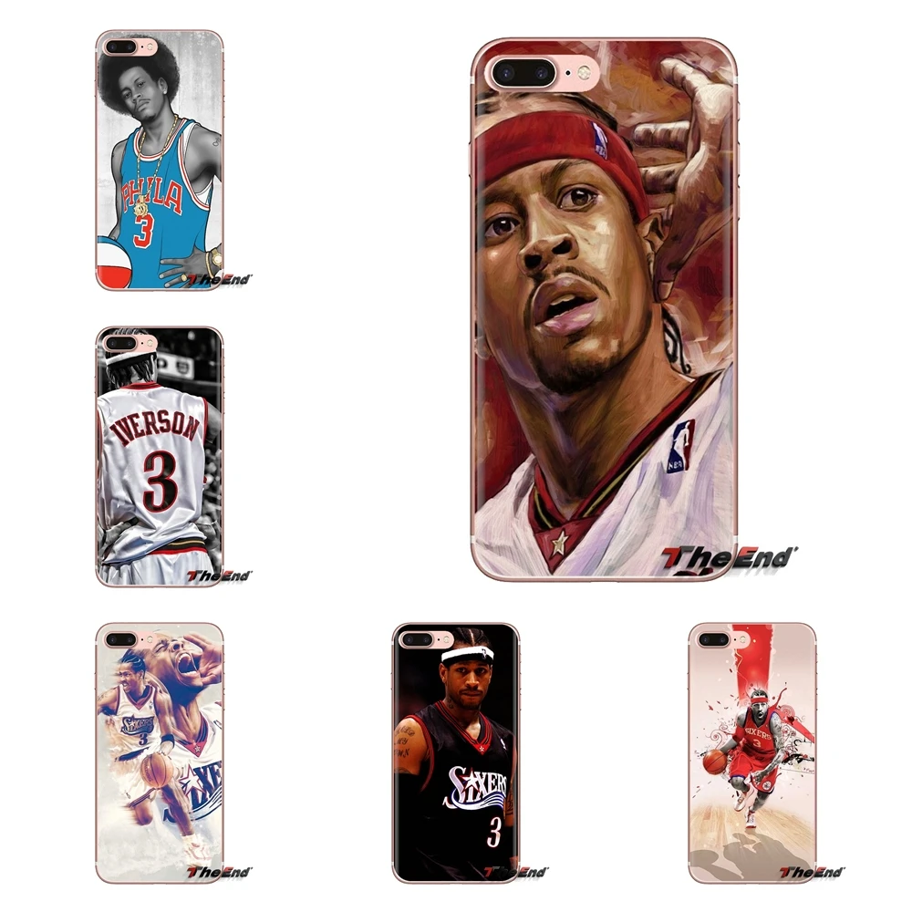 

For Xiaomi Redmi 4A S2 Note 3 3S 4 4X 5 Plus 6 7 6A Pro Pocophone F1 Transparent Soft Cases Covers USA ALLEN IVERSON THE ANSWER