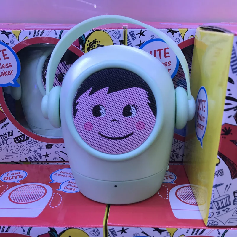 С изящным «кукольным» Мини Bluetooth Динамик Беспроводной стерео звуковая коробка Портативный громкий Динамик USB MP3 плеера DHL