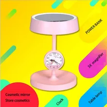 Макияж зеркало, аккумуляторная сокровище, креативный подарок на день рождения 3x лупа настольная лампа