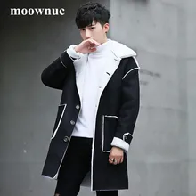 Новинка, осенне-зимний мужской Тренч, Толстые мужские пальто, s, теплая кашемировая подкладка, ветровки, облегающие мужские S, M, L, XL, XXL