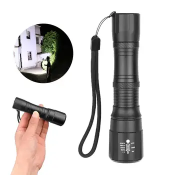 

Handheld Flashlight Zoomable Torch With Rope For Indoor Outdoor Zoomable Flashlight High quality