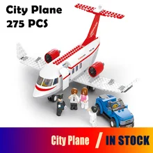 0365 kits Modelo de construção compatível com lego Cidade Plane 3D blocos modelo & construção brinquedos Educativos passatempos para crianças
