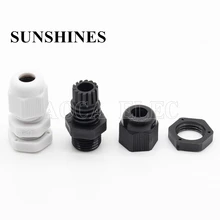 50 шт. Высокое качество IP68 M36* 1,5 18-25 мм водонепроницаемый нейлоновый кабельный ввод без Водонепроницаемая прокладка пластиковый кабельный ввод