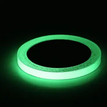 

10M 10/12mm Luminous Tape Night Vision Glow In Dark Self-adhesive Warning Safety Decorative Tape Stickers Material Escolar
