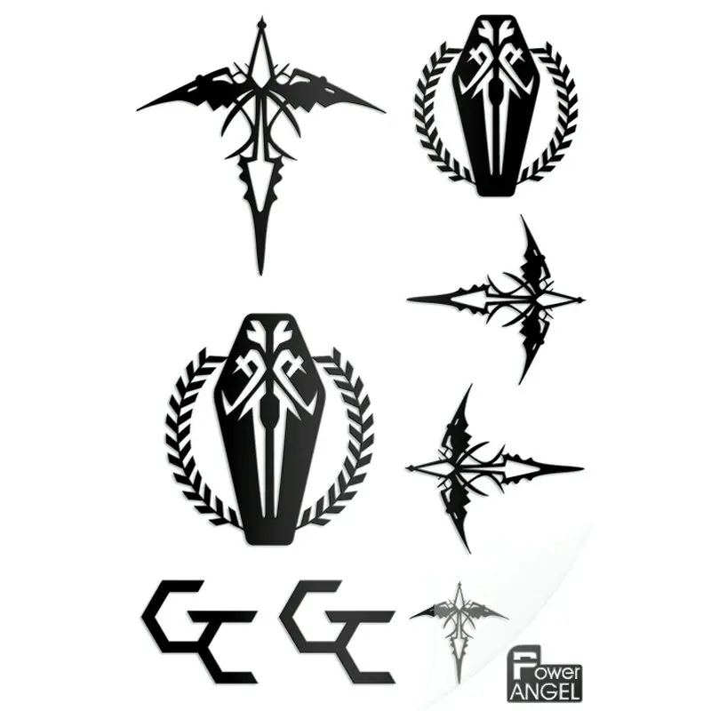 1 Sheet AC Waterproof Anime Guilty Crown 3D Silver Adhesive Metal Sticker for Phone Laptop Car Fridge Decal Sticker Kids DIY Toy 1 Sheet AC Waterproof Anime Guilty Crown 3D Silver Adhesive Metal Sticker for Phone Laptop Car Fridge Decal Sticker Kids DIY Toy