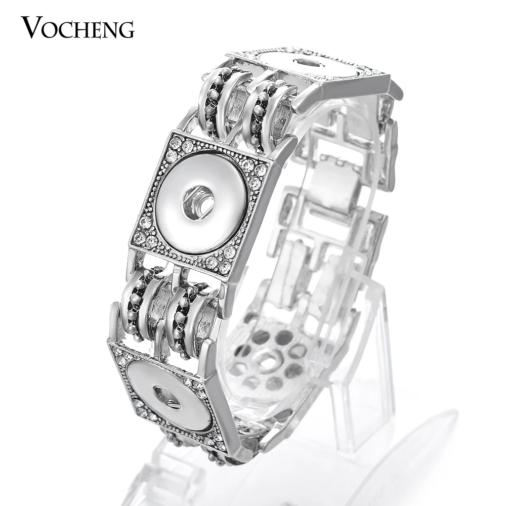 

10pcs/lot Interchangeable Bangle 18mm Vocheng Snap Button Charms Bracelet Alloy Jewelry Vb-074*10 Vocheng Free Shipping